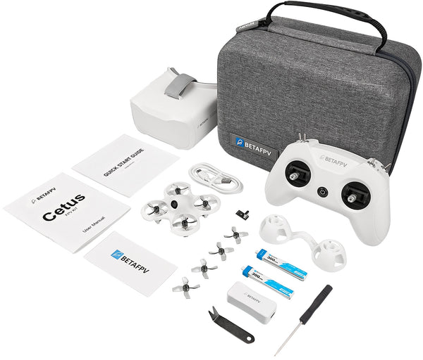 BETAFPV Cetus FPV Kit Indoor Racing Drone BNF/RTF Frsky D8 Lite Radio 2 SE Transmitter 5.8G 14DBI VR02 Goggles VTX