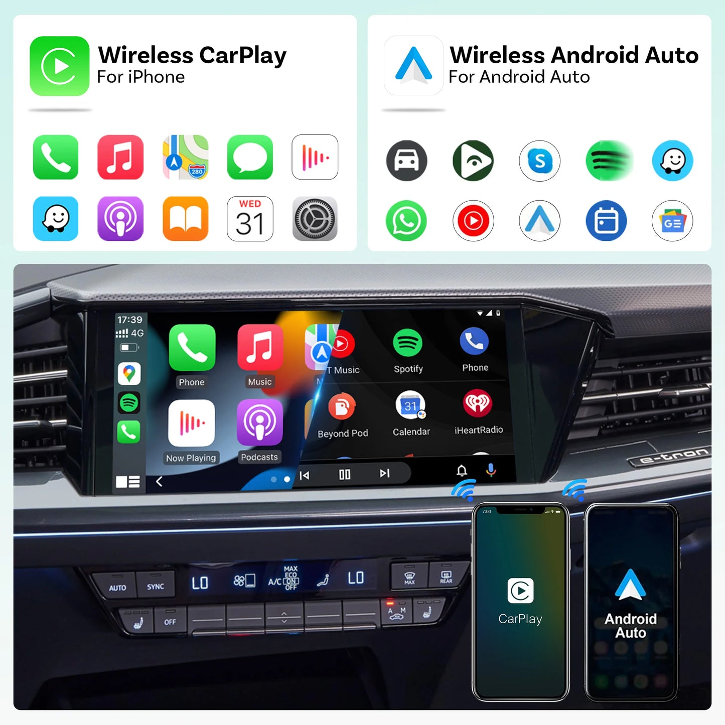 OTTOCAST Play2Video Ultra/Express Wireless CarPlay AI Box