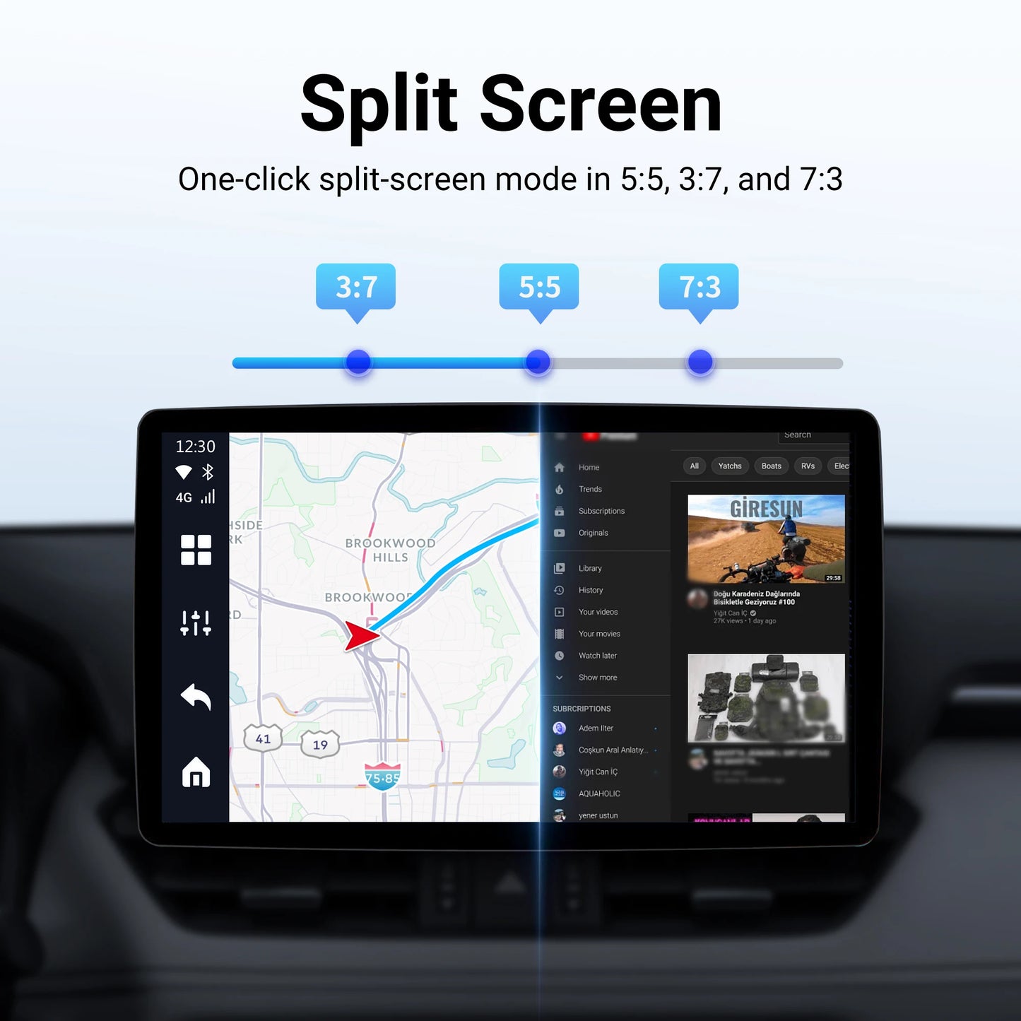 OTTOCAST P3 Lite OttoAiBox Brezžični CarPlay Android AI Box