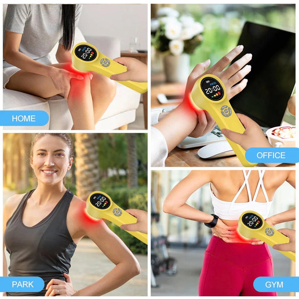 Professional Triple-Wavelength Cold Laser Therapy Device – 660nm, 810nm & 980nm