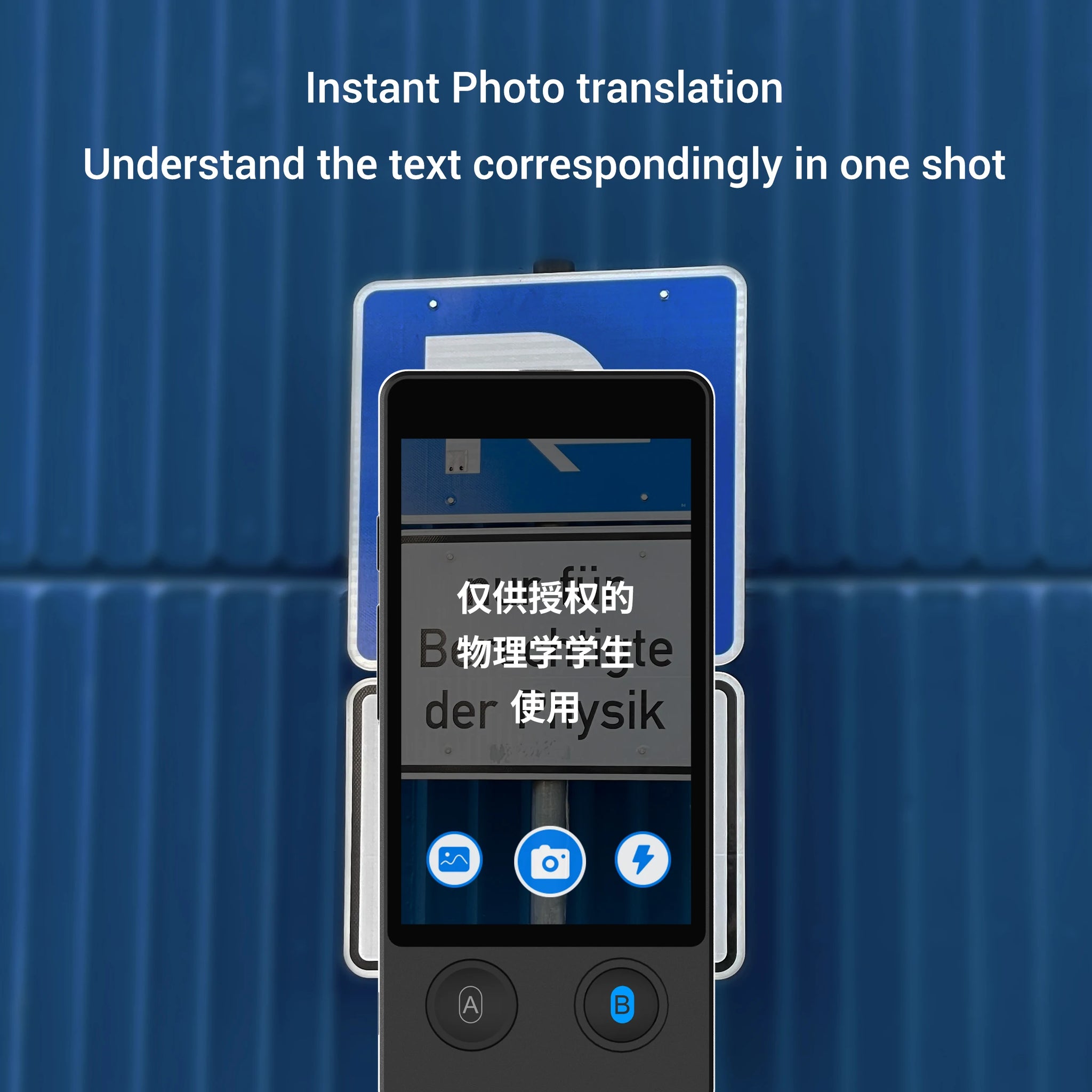 Wooask W12 Translator Device 144 Languages Offline Real-Time