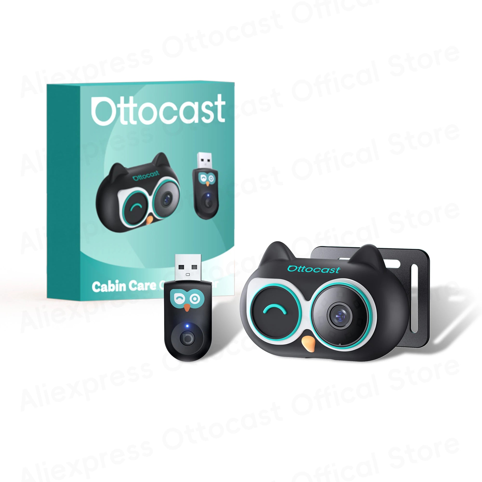 OTTOCAST Cabin Care 2-v-1 brezžični CarPlay + kamera