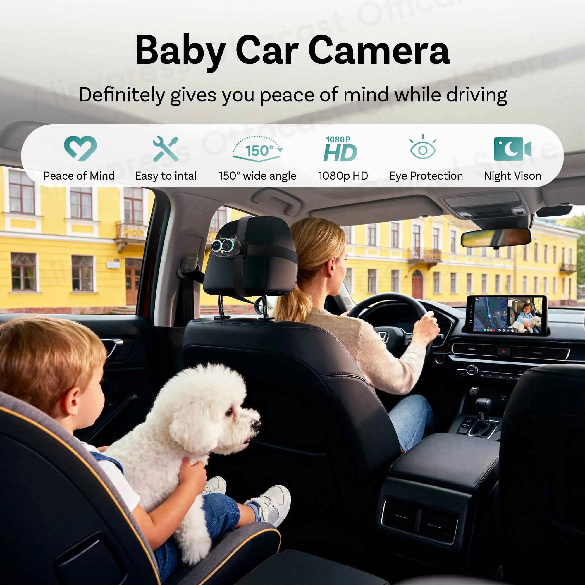 OTTOCAST Cabin Care 2-v-1 brezžični CarPlay + kamera