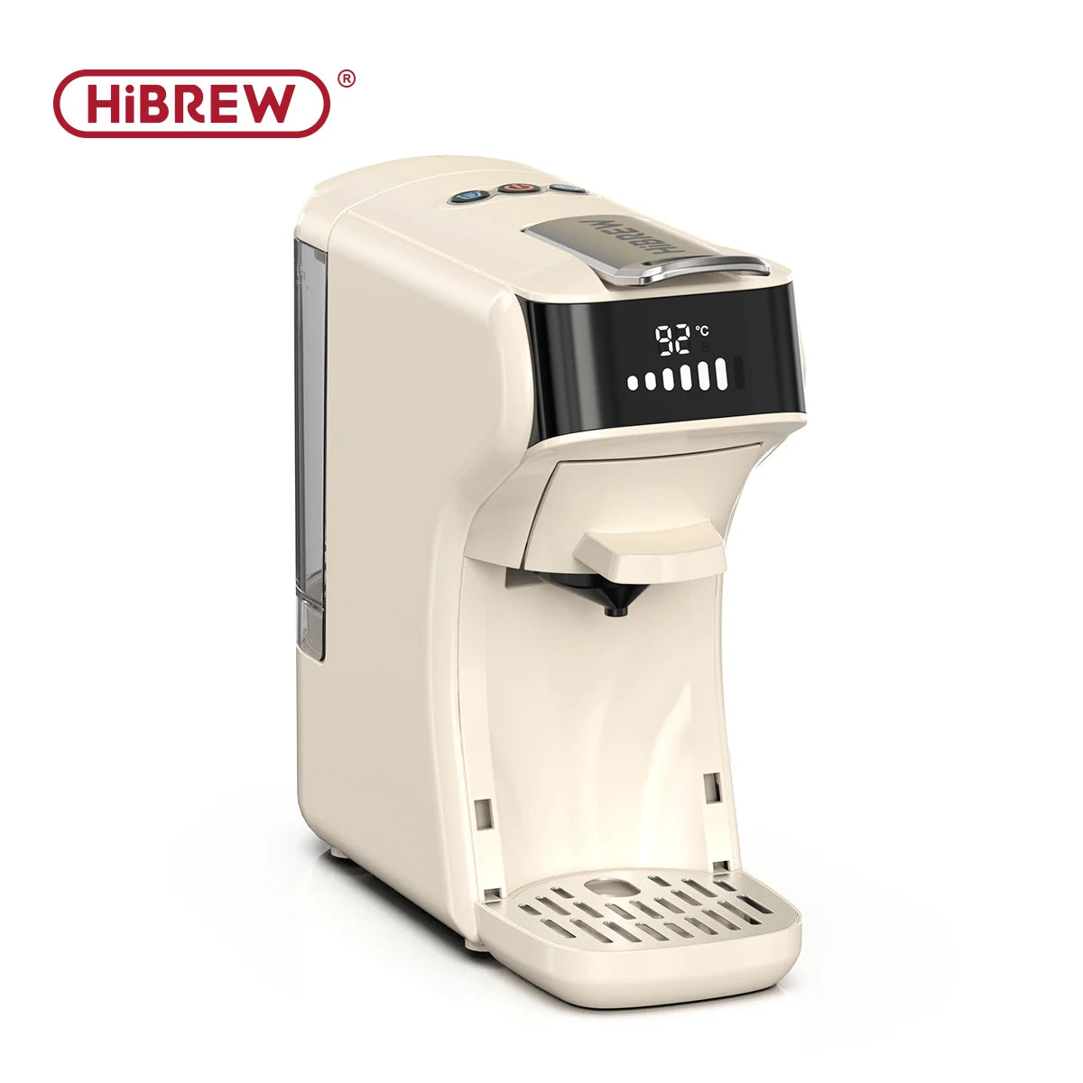 HiBREW H1B – aparat za kavo 6 v 1 na več kapsul | aparat za pripravo toplega in hladnega espressa | združljiv s kapsulami Dolce Gusto, Nespresso in mleto kavo