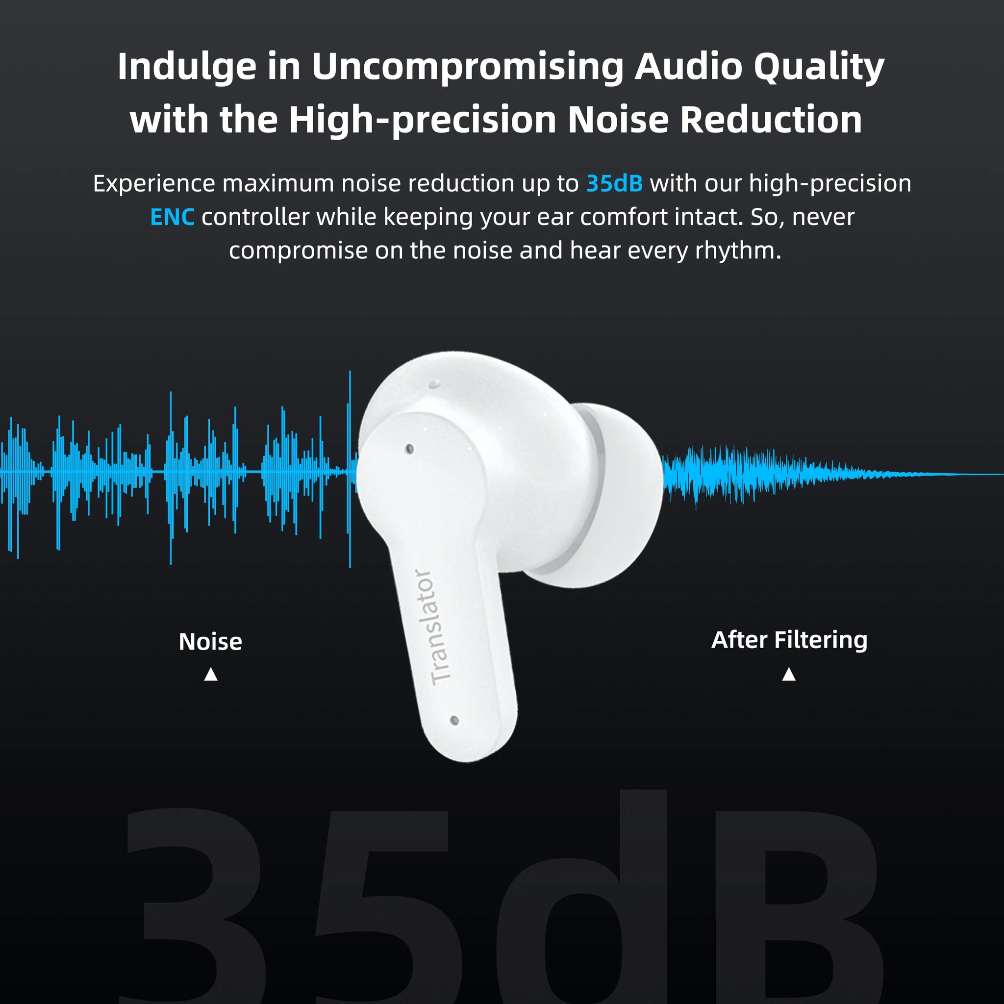 Wooask M3 Translator Earbuds 144 Languages 11 Offline Bidirectional