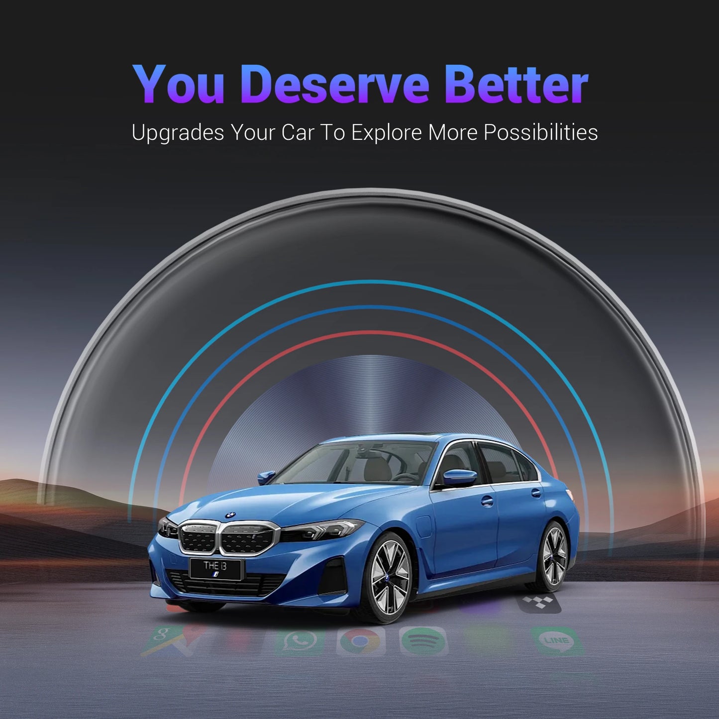 OTTOCAST OttoAiBox i3 Wireless CarPlay AI Box Snapdragon 6125