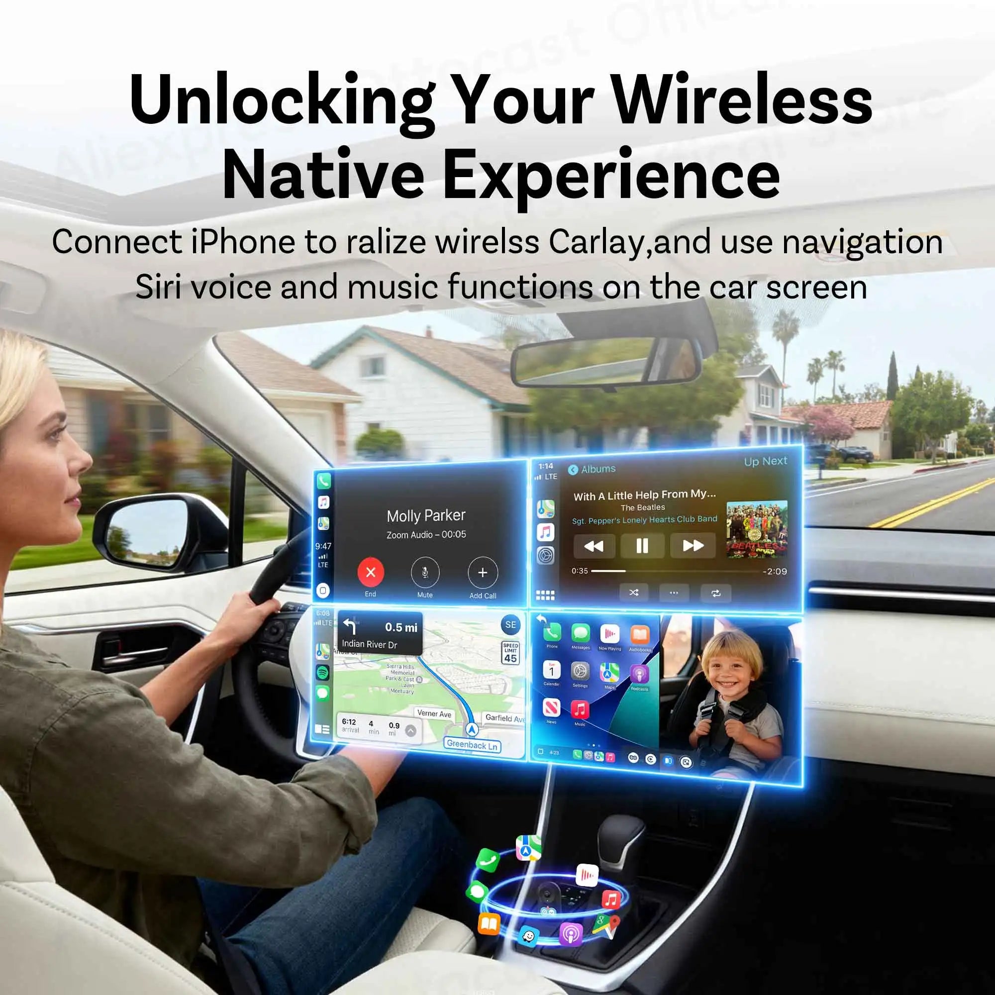 OTTOCAST Cabin Care brezžični CarPlay adapter za iPhone
