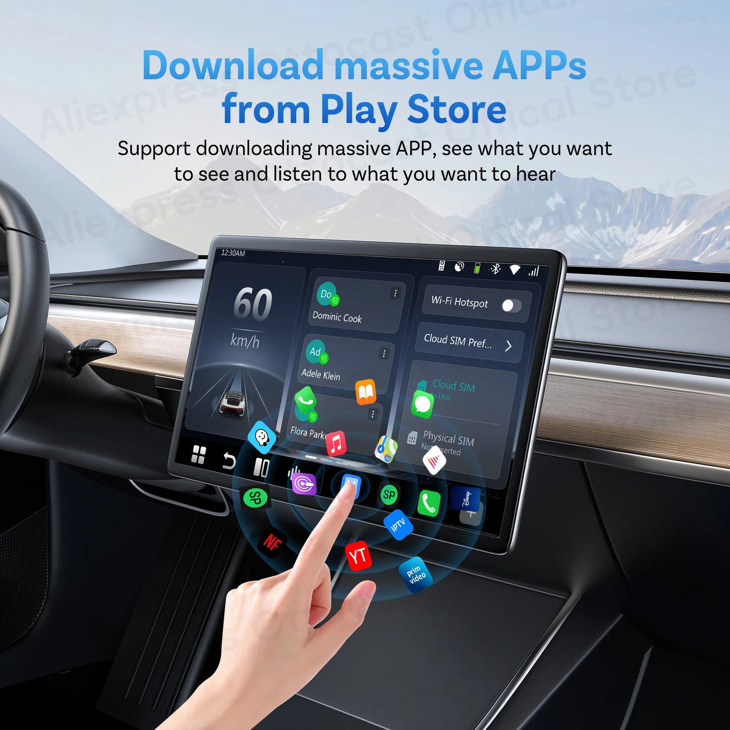 OTTOCAST P3 PRO AI Box with HDMI & Wireless CarPlay