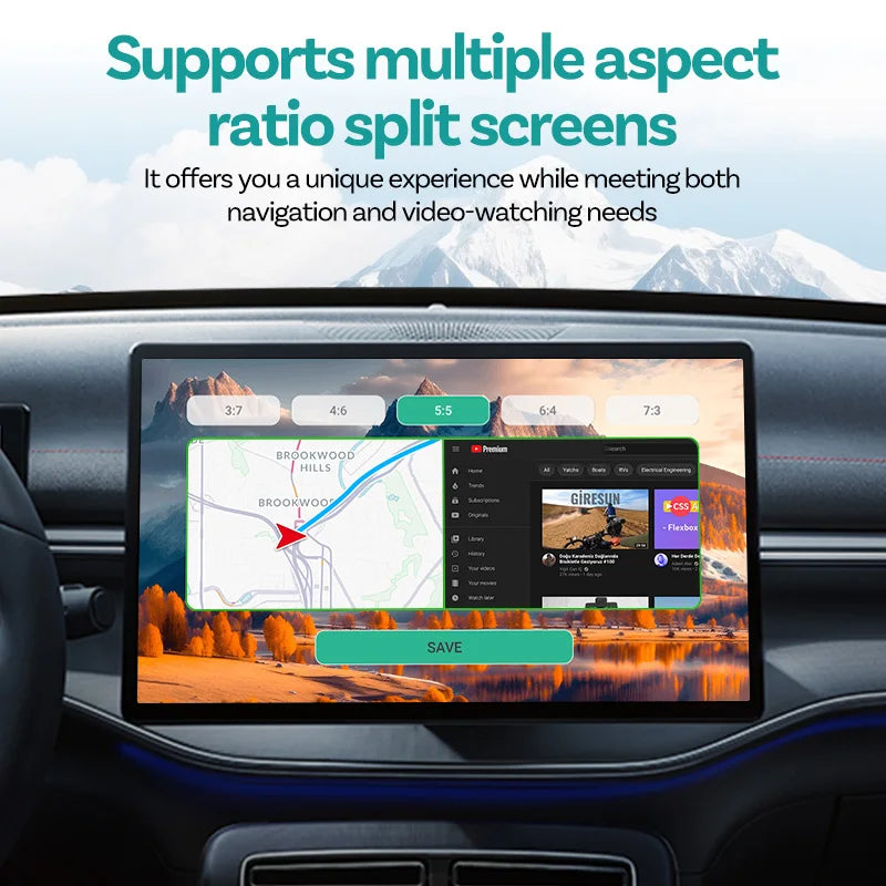 OTTOCAST Express V2 PRO brezžični CarPlay Android AI Box