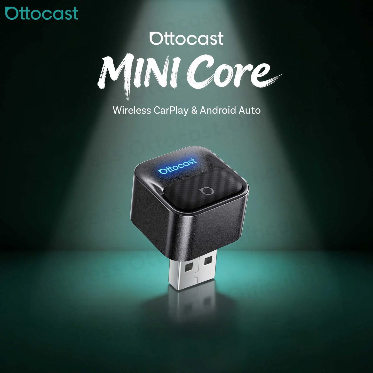 Brezžični adapter OTTOCAST Mini Core za CarPlay in Android Auto
