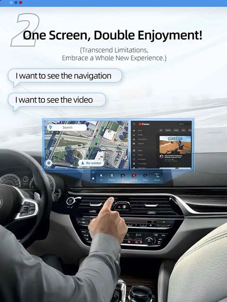 OTTOAIBOX i3 Android 13 Wireless CarPlay TV Box for BMW