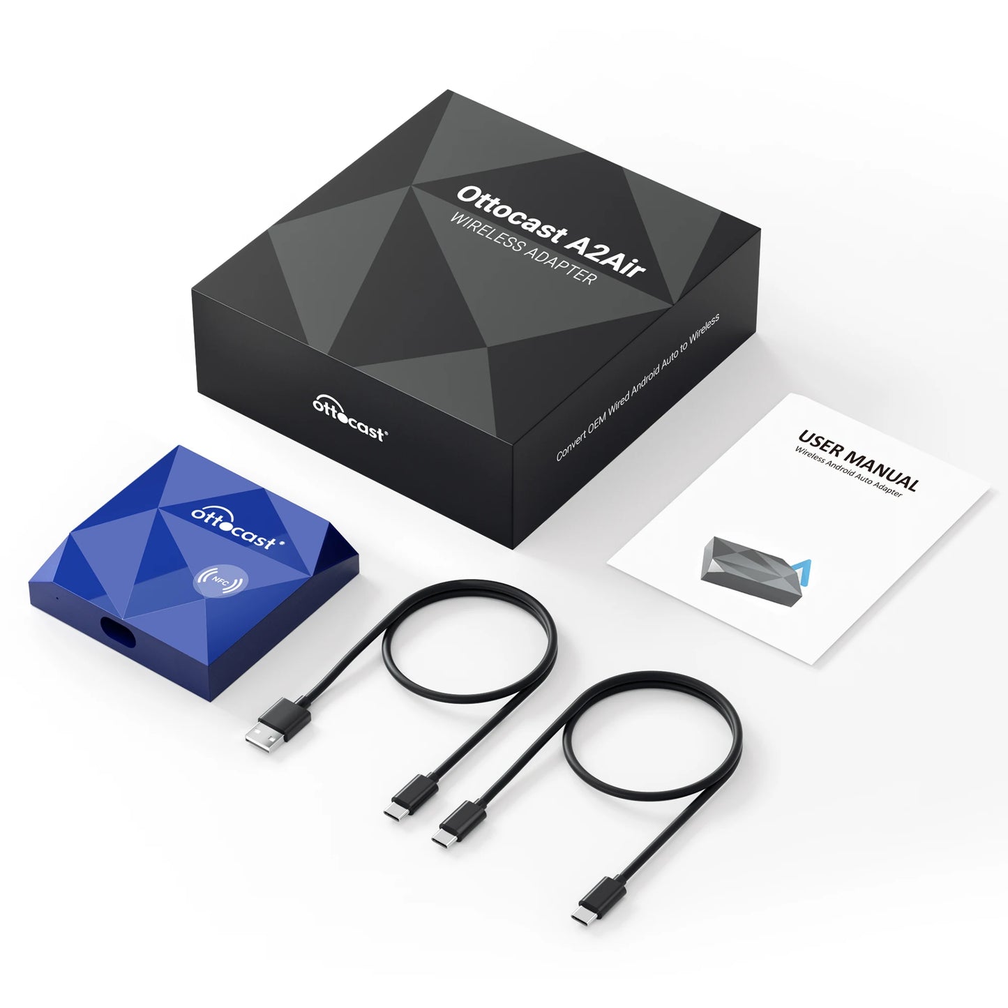 Brezžični adapter OTTOCAST A2Air Android Auto USB-ključ