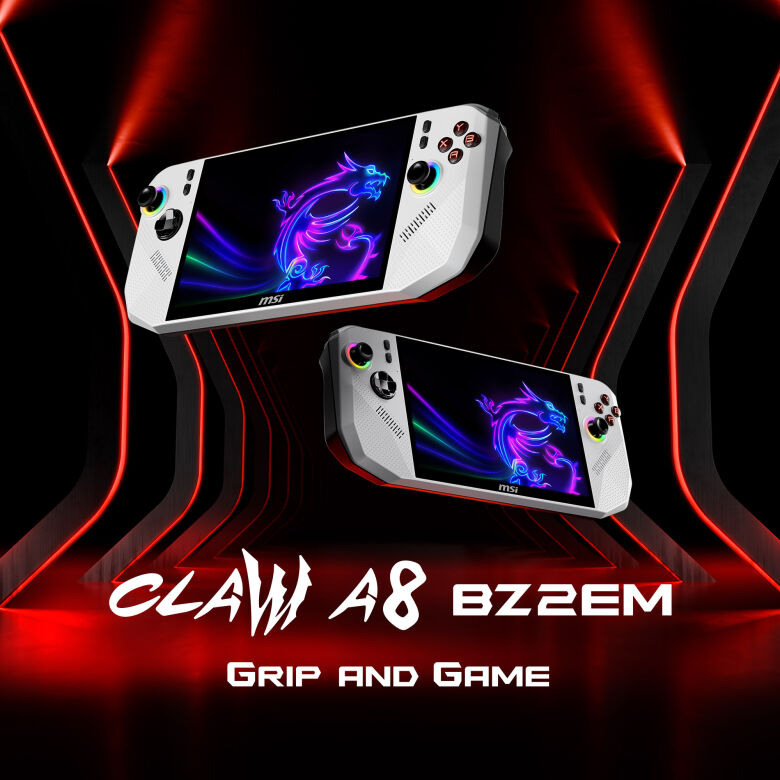 MSI Claw A8 Portable Gaming Console - 8-Inch, 2 TB SSD, Thunderbolt 4 for Ultimate Gaming Experience - Limetastore