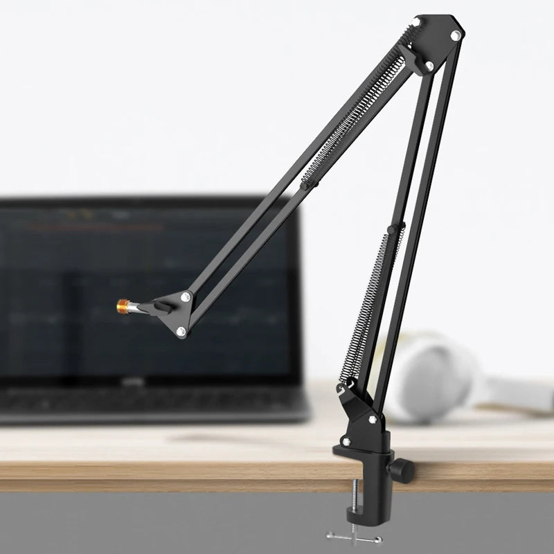 FIFINE Adjustable Microphone Boom Arm | Heavy-Duty Suspension Stand - Limetastore