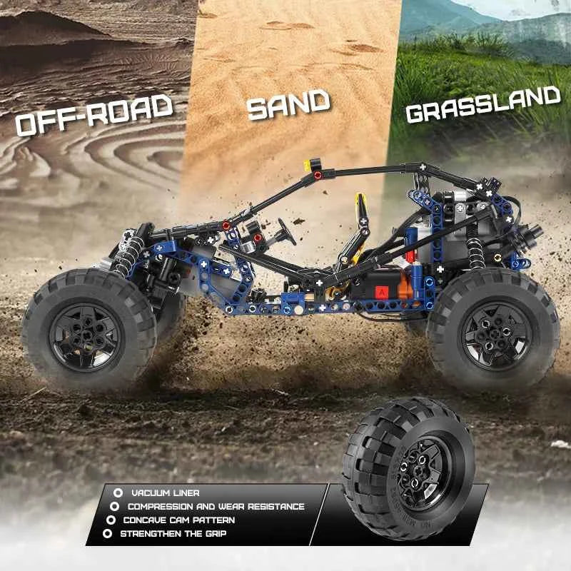 MOULD KING 18018 Technical Climbing Car The MOC-3028 lightning APP Remote Control Car Model Bricks Toys For Kids Christmas Gifts - Limetastore
