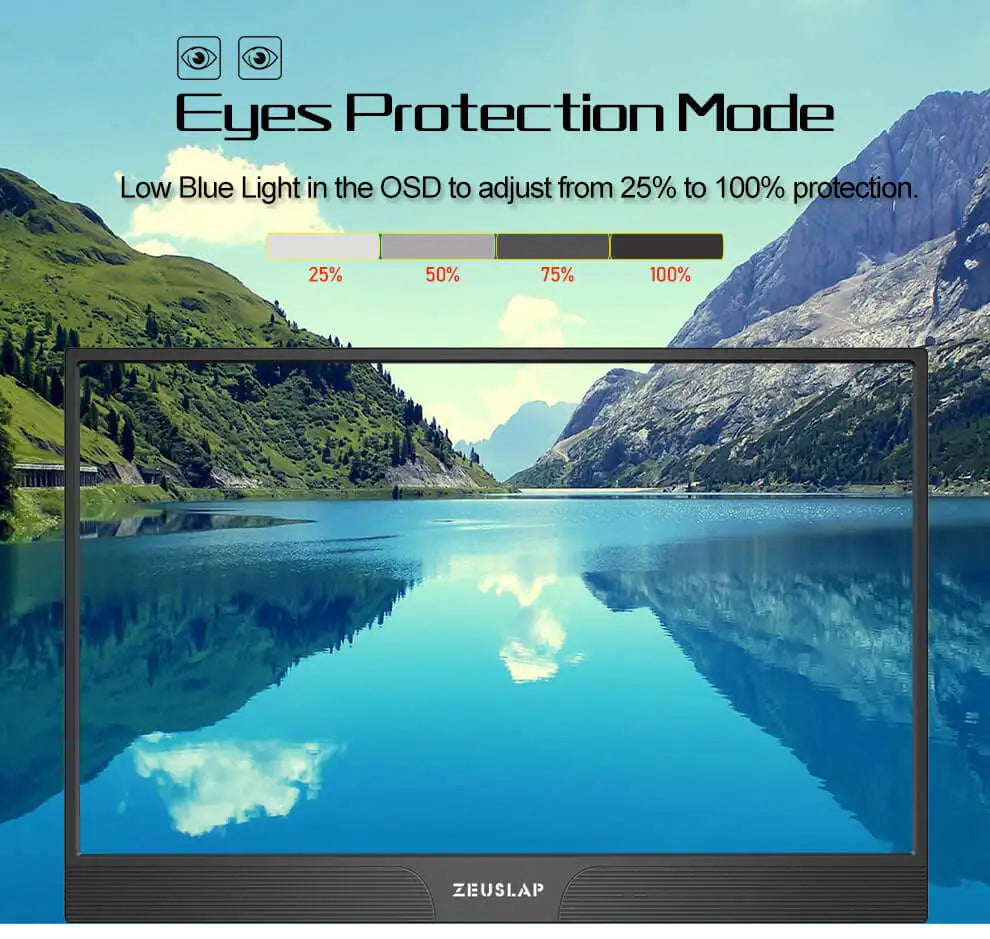 ZEUSLAP Z15ST 15,6" prenosni monitor na dotik | FHD 1080p, USB-C in HDMI, DeX/EMUI/TNT