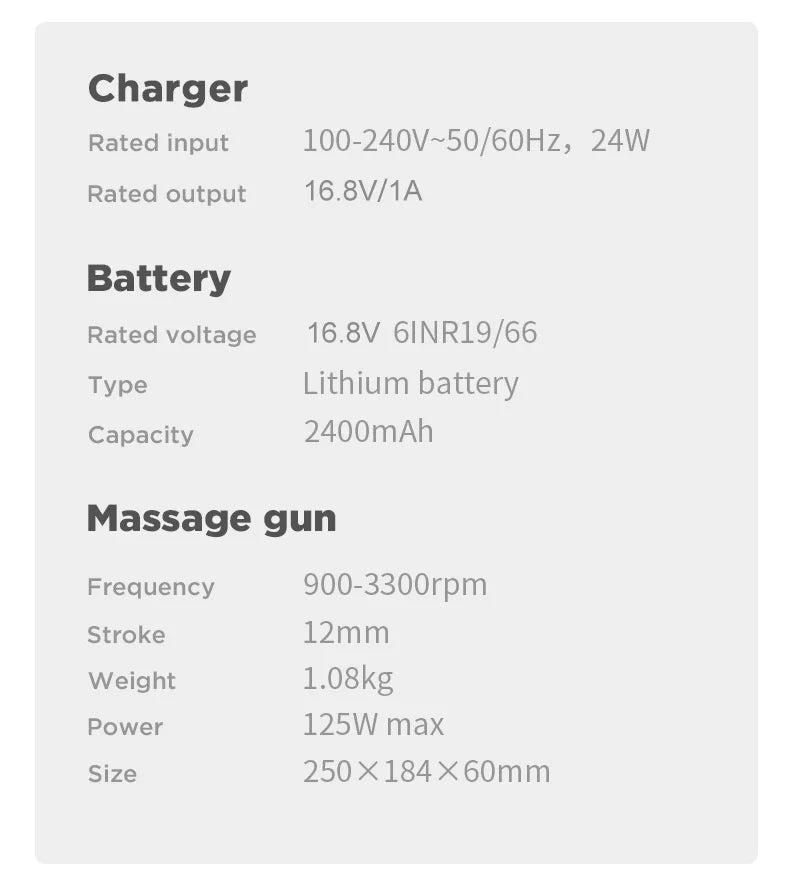 Booster U1 – New‑Generation Deep‑Tissue Massage Gun | Back & Neck Percussion Massager