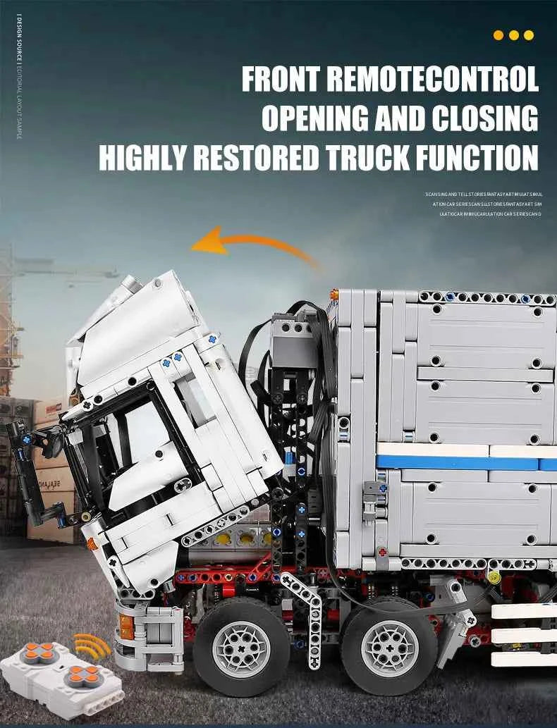 Mould King 13139 ARAKAWAS Tow Wing Body Container Truck - Limetastore