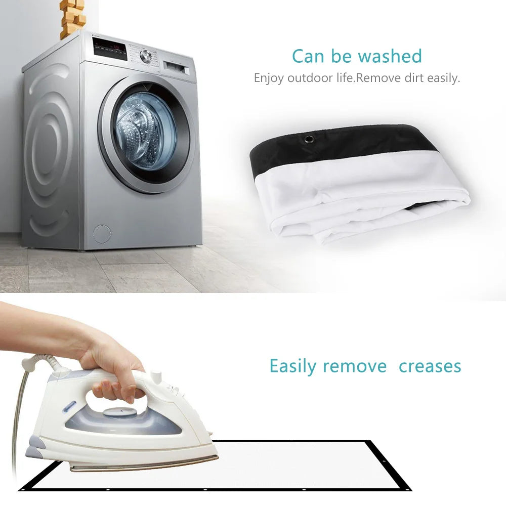 Izjemno veliko projekcijsko platno 180 200 250 300 palcev za projektorje BenQ Optoma Samsung, platno za projekcijo 3D 4K HD za domači kino