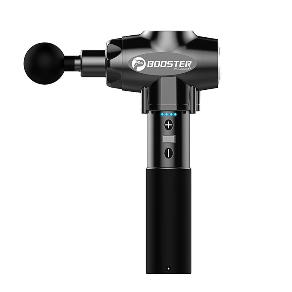 Booster E Masažna pištola za globoko tkivno masažo, terapija, stimulacija telesnih mišic, lajšanje bolečin za sproščanje bolečin, fitnes, oblikovanje