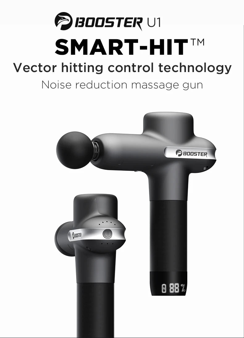 Booster U1 – New‑Generation Deep‑Tissue Massage Gun | Back & Neck Percussion Massager