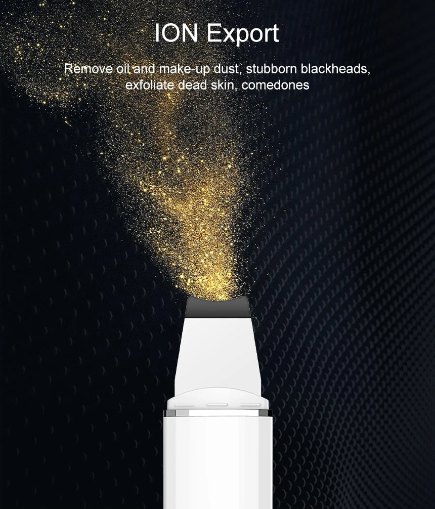 ANLAN Ultrasonic Skin Scrubber | EMS Lifting, Deep Cleansing, Ultrasonic Peeling