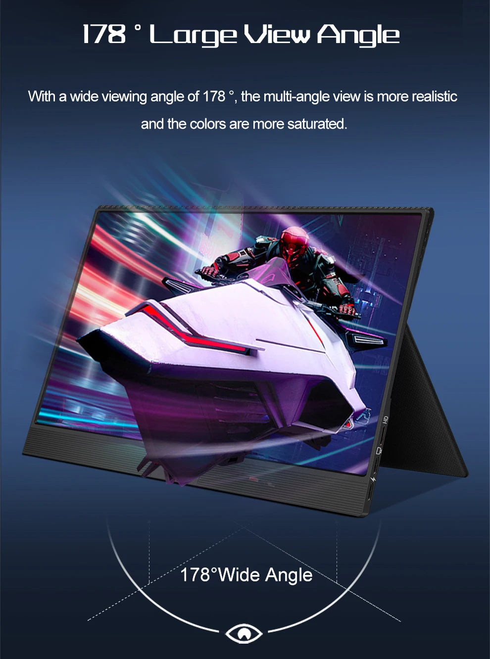 ZEUSLAP Z15ST 15,6" prenosni monitor na dotik | FHD 1080p, USB-C in HDMI, DeX/EMUI/TNT