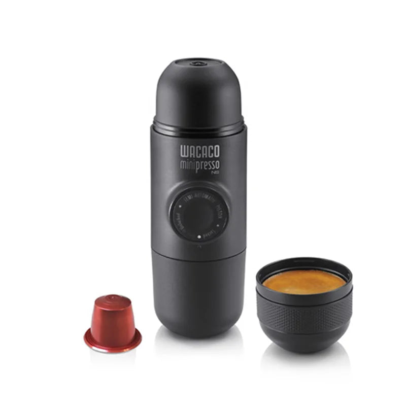 Wacaco Minipresso NS prenosni aparat za espresso – kompakten ročni kavni avtomat, združljiv z Nespresso®