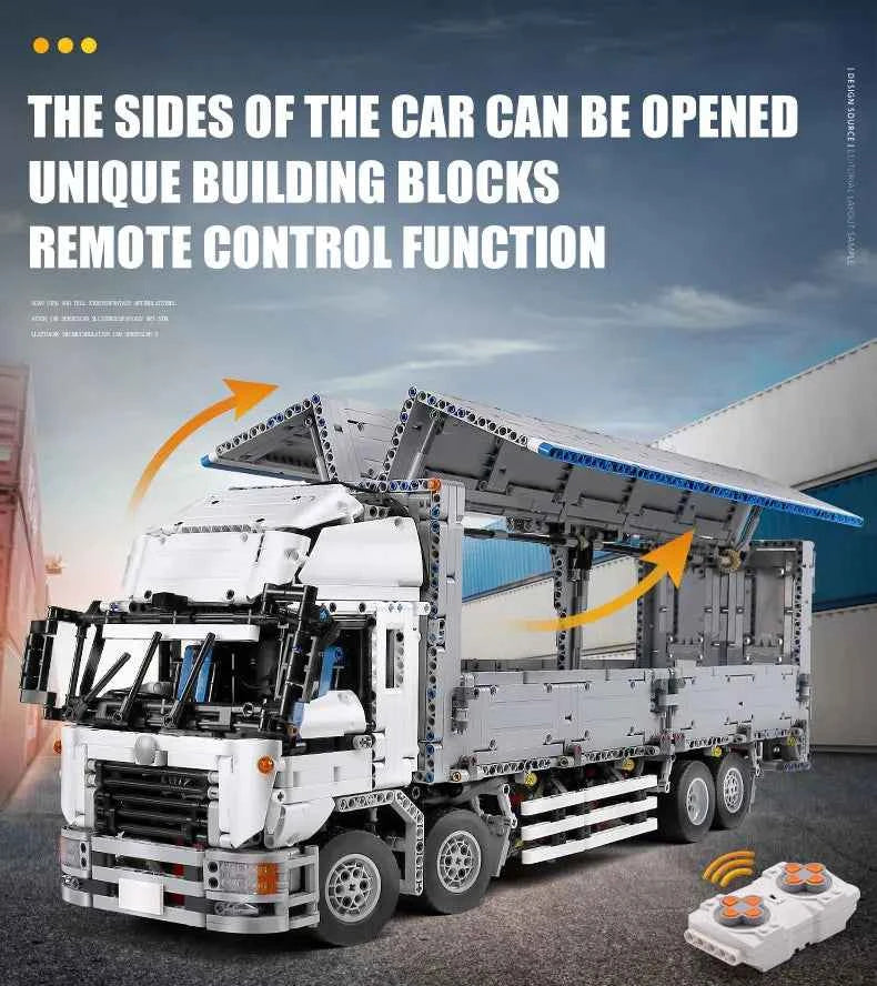 Mould King 13139 ARAKAWAS Tow Wing Body Container Truck - Limetastore