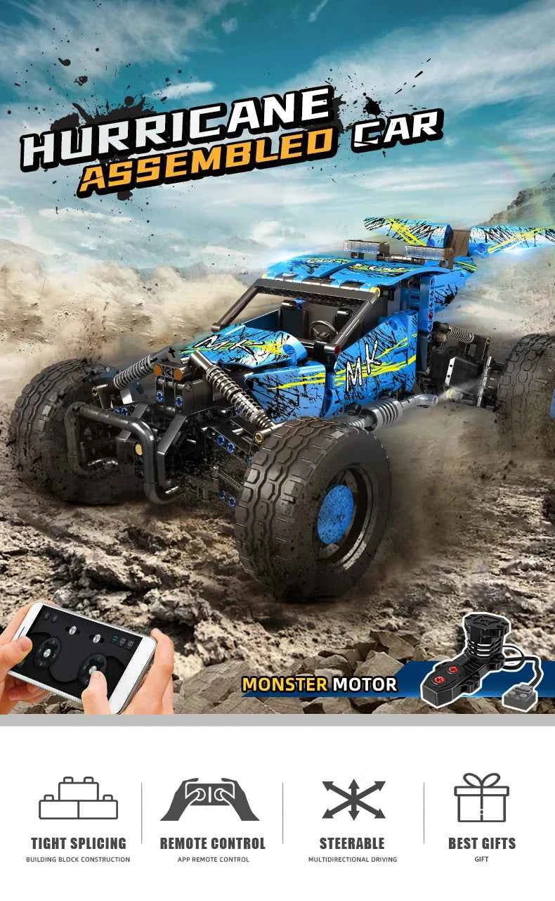 Mould King 18019B Motorized Hurricane Off‑Road Vehicle — Technical Building Block Car for Kids & Collectors - Limetastore