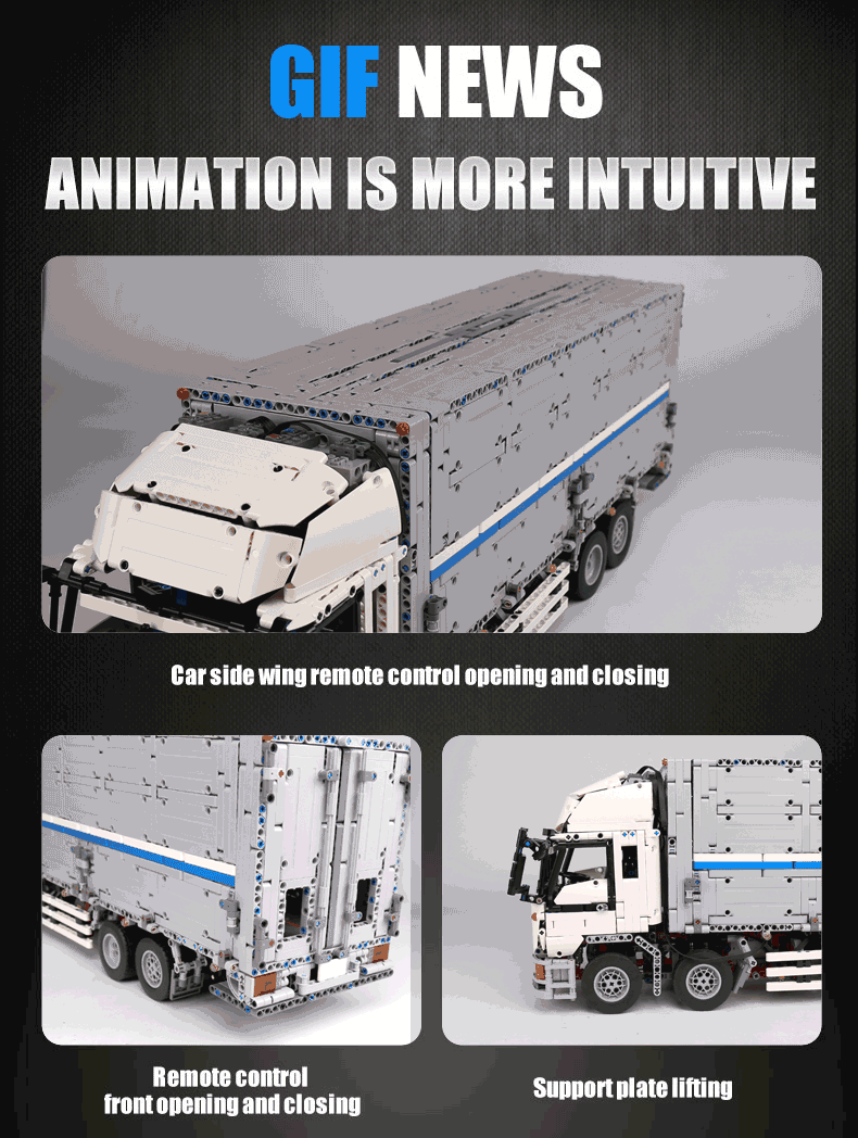 Mould King 13139 ARAKAWAS Tow Wing Body Container Truck - Limetastore