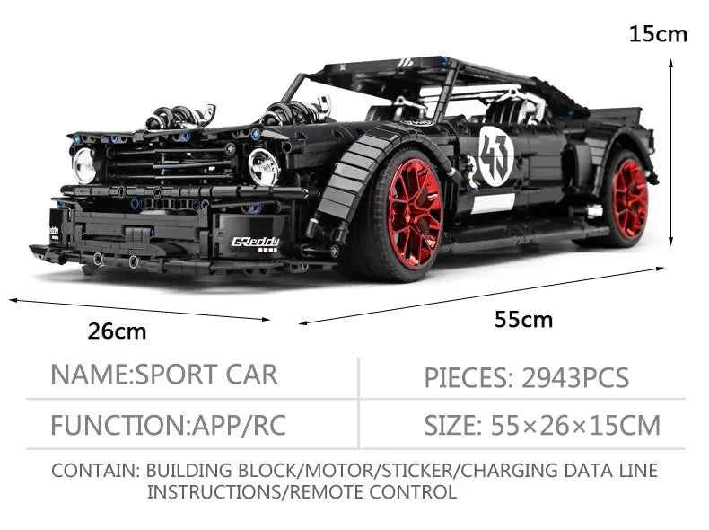 Mould King 13108 APP Remote Control Racing Car - Limetastore