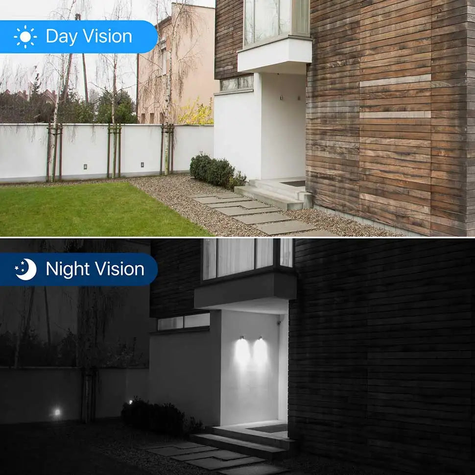 ZOSI 1080p 4-v-1 varnostna kamera – 2 MP zunanja vodoodporna CCTV s 3,6 mm objektivom, 24 IR LED-diodami in 24 m nočnega vida