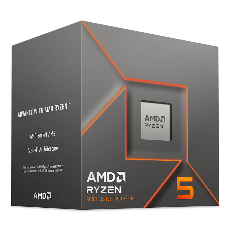 AMD Ryzen 5 8400F Desktop Processor | 6-Core Zen 4 CPU | Socket AM5 4.7GHz - Limetastore