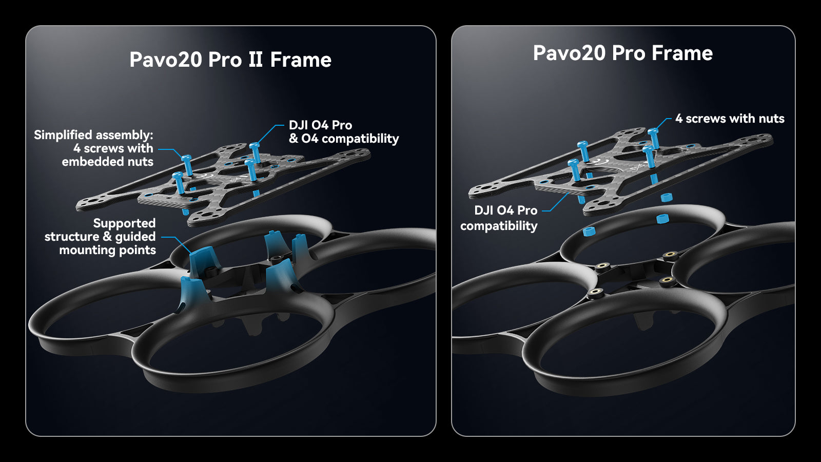 BETAFPV Pavo20 Pro II Brushless Whoop Quadcopter O4 Pro Version NEWEST