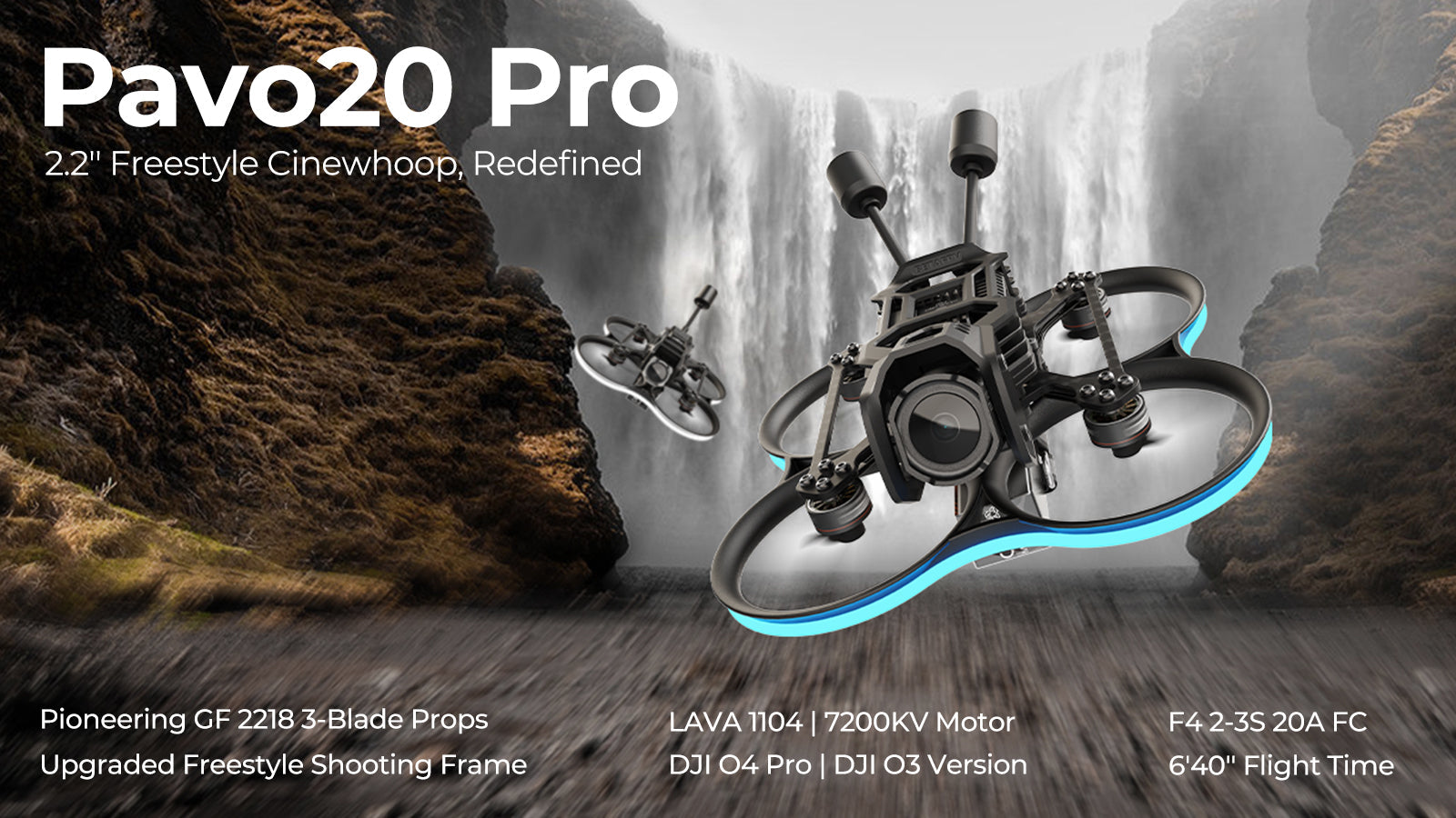 BETAFPV Pavo20 O4 Pro Brushless Whoop Quadcopter ( without HD Digital VTX & Camera)
