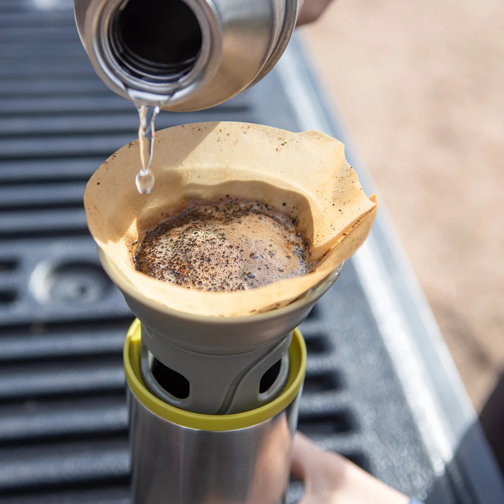 Wacaco Cuppamoka prenosni aparat za prelivno kavo – vakuumsko izoliran iz nerjavečega jekla