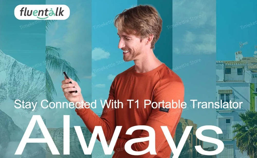 Timekettle Fluentalk T1 AI prevajalnik 40 jezikov brez povezave fotografija
