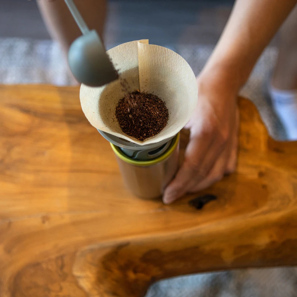 Wacaco Cuppamoka prenosni aparat za prelivno kavo – vakuumsko izoliran iz nerjavečega jekla