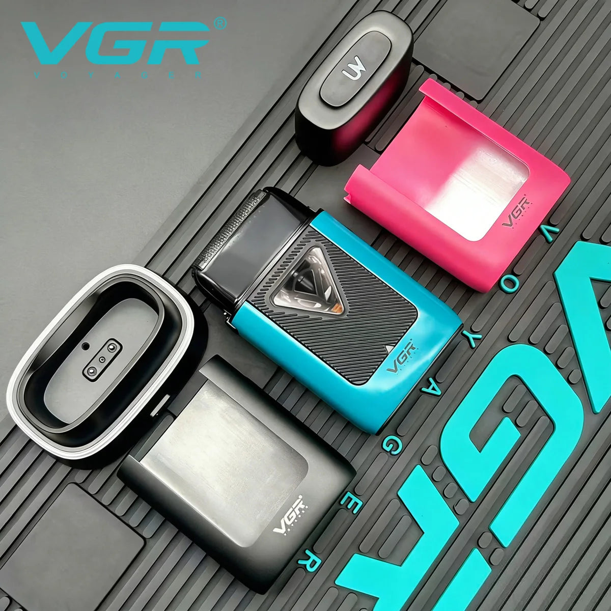 VGR V-035S Professional Foil Shaver – Vector Motor, 200-Min Runtime, IPX6 Waterproof