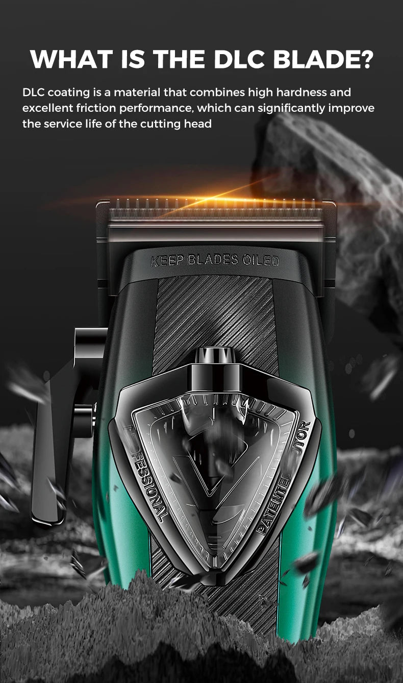 VGR Hair Trimmer Professional Hair Cutting Machine Vector Motor Hair Clipper 11000 RPM Barber Cordless Trimmer for Men V-883 S2