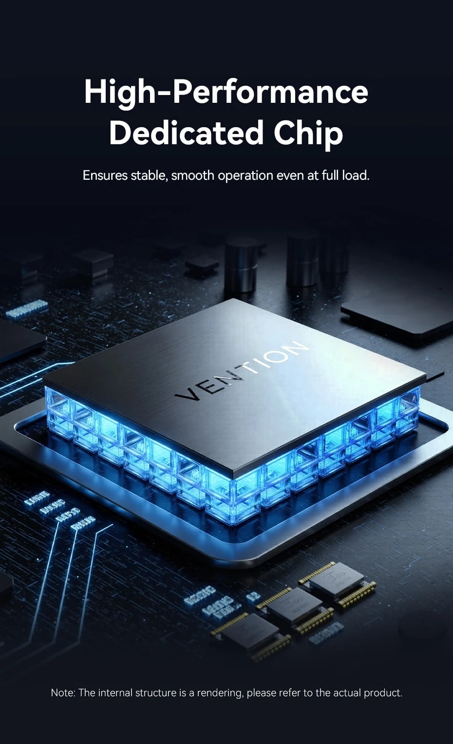 Vention USB‑C Dock for Steam Deck | 4K60Hz HDMI, USB 3.2 10Gbps, RJ45, SD/TF, Multi‑Device Gaming Hub
