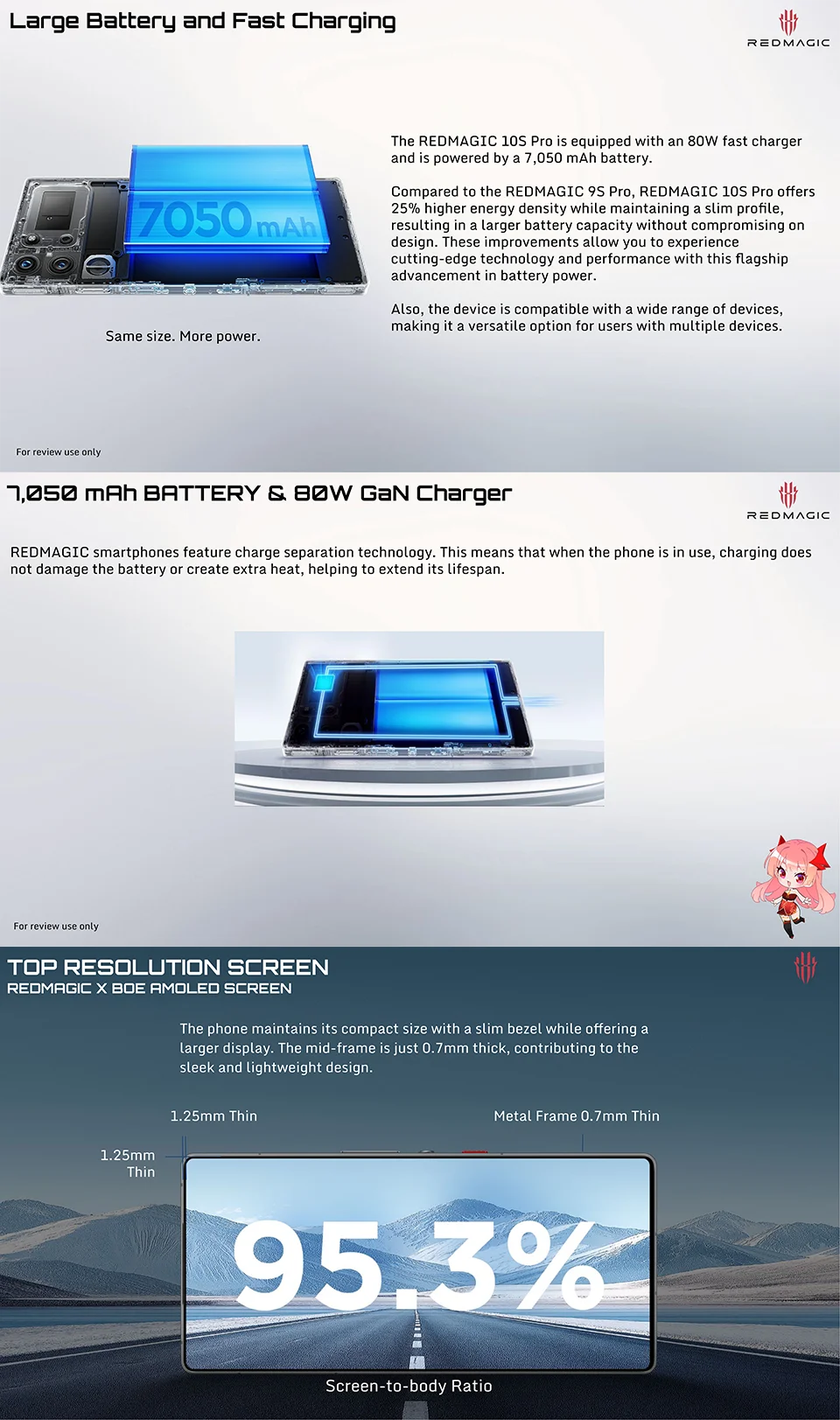 RedMagic 10S Pro 5G Gaming Phone | Snapdragon 8 Elite Leading Version | 7050mAh Battery | 6.85" UDC Full Screen | Global Version - Limetastore