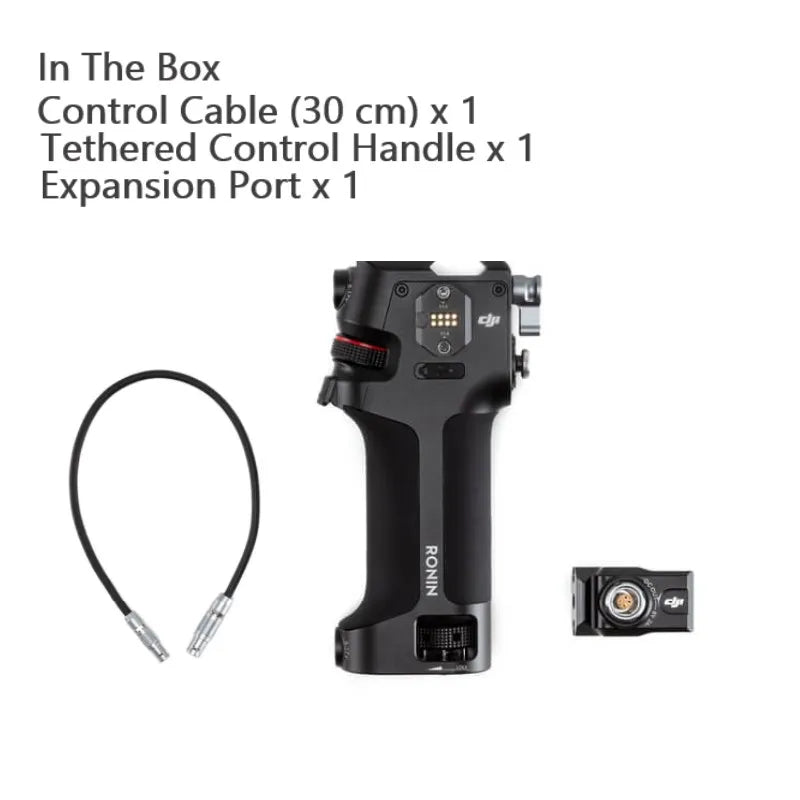 DJI Ronin Tethered Control Handle – Extended Wired Control for DJI RS 3 Pro & DJI RS 2 | Original DJI