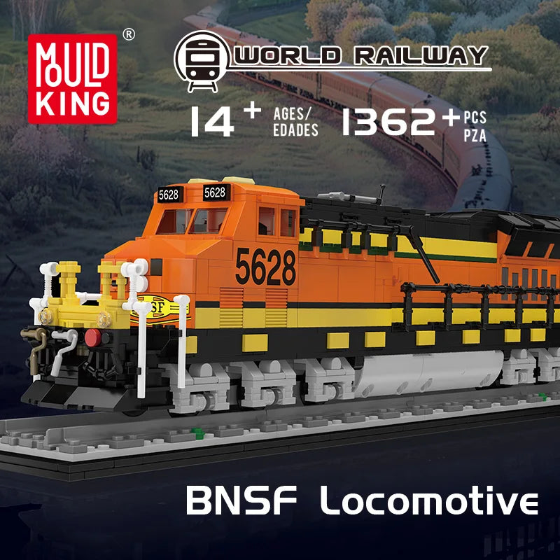 Mould King 12041 Northern Locomotive RC Train Set | Motorized Technical Steam Engine Building Blocks - Limetastore