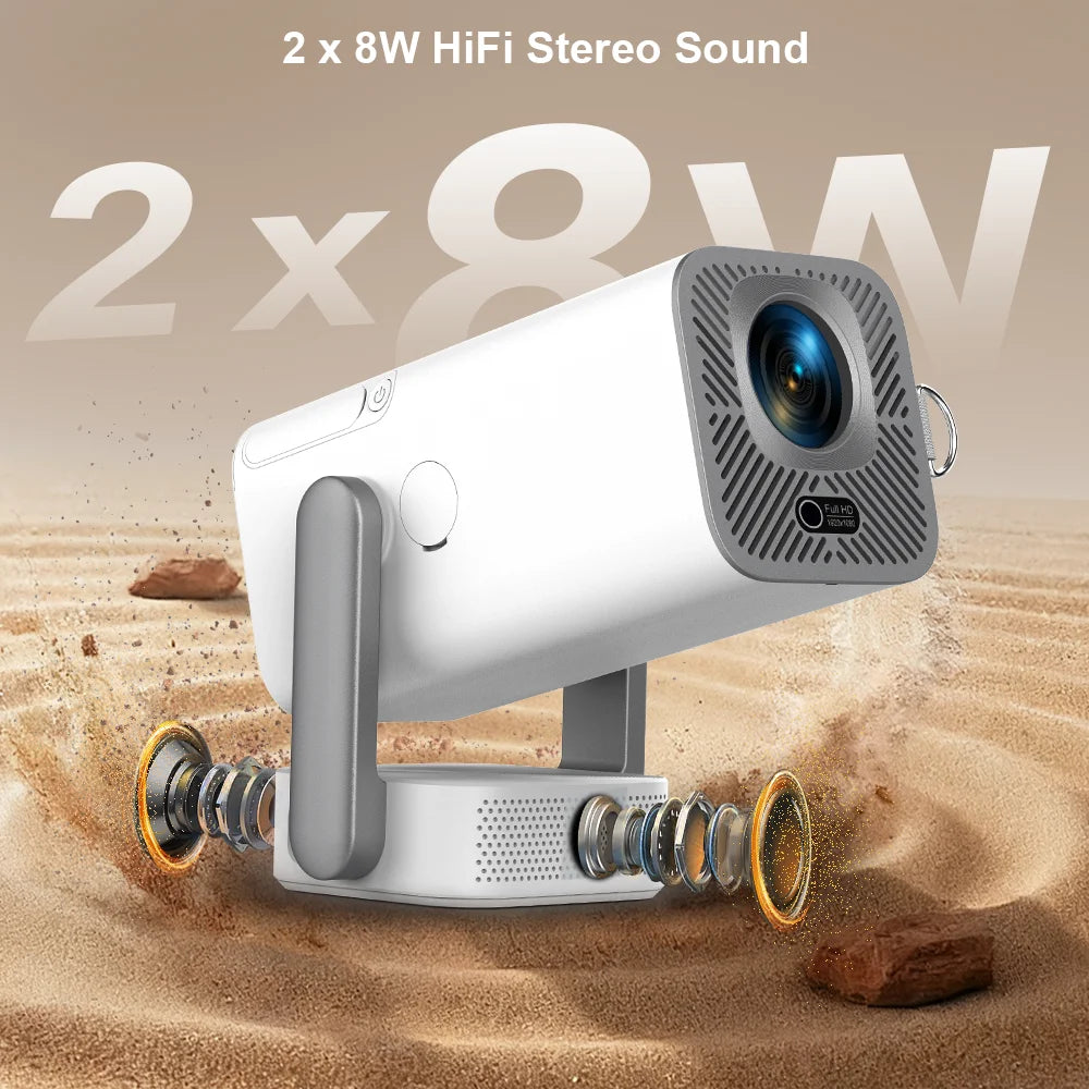 ThundeaL TD80 Pro Smart Mini Projector – Native 1080P, 4K Support, Android OS, WiFi & 3D LED