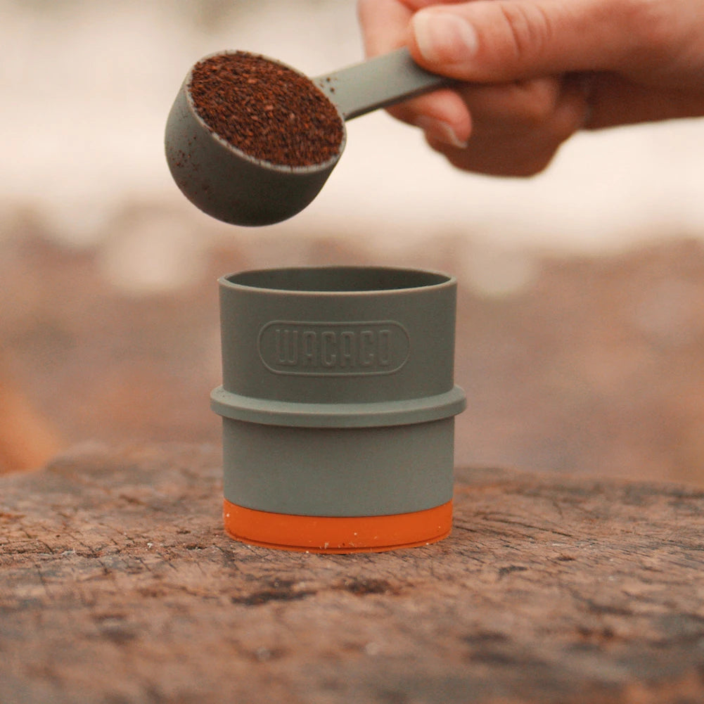 Wacaco Pipamoka Portable Vacuum Pressure Coffee Maker – All-in-One Hand-Powered Twist Brewer