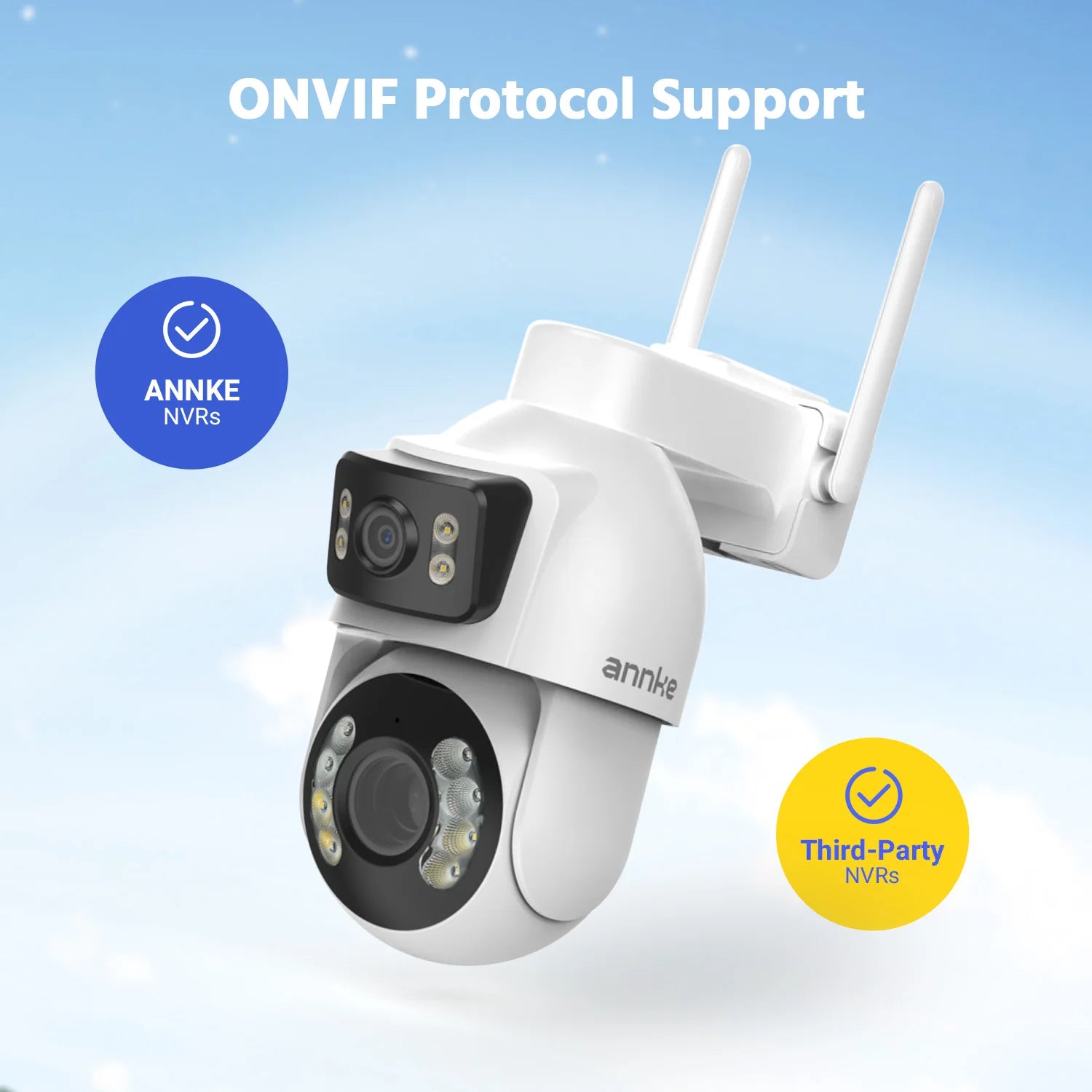 ANNKE WCD1012 10MP PTZ kamera z dvojno lečo | 12× zoom, sledenje z umetno inteligenco, WiFi