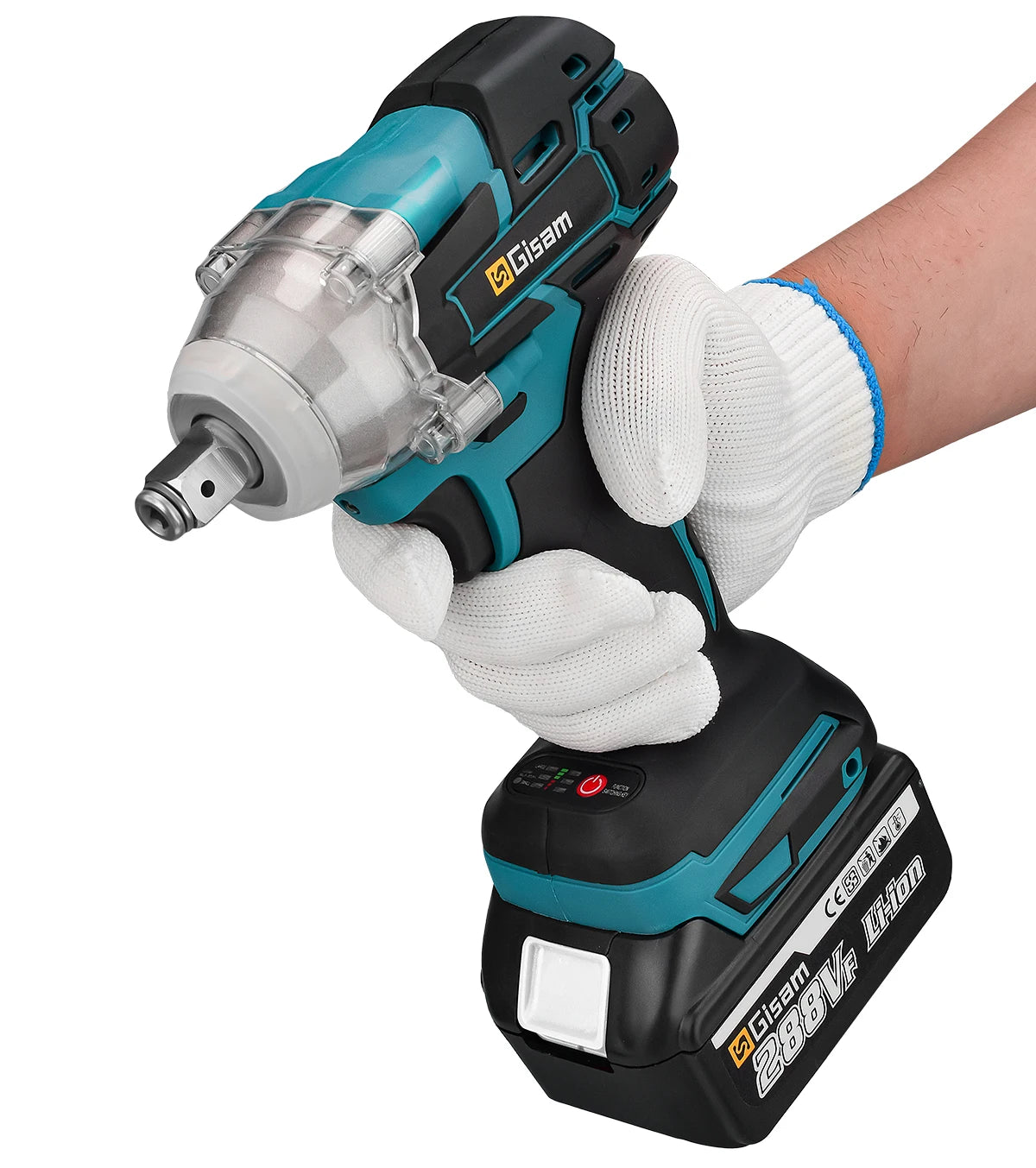 Gisam 520N.m brezkrtačni udarni vijačnik 1/2" za Makita 18V