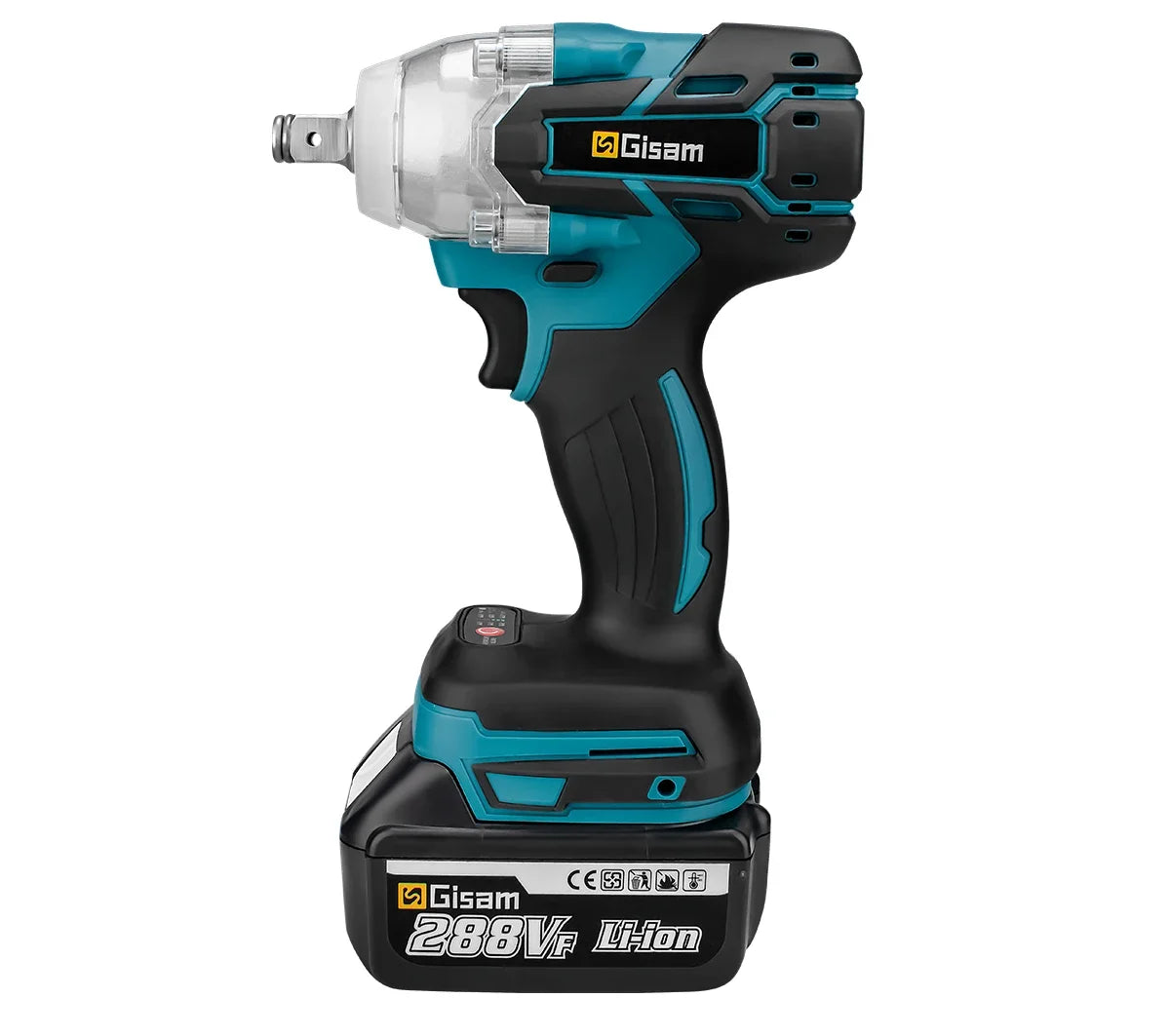 Gisam 520N.m brezkrtačni udarni vijačnik 1/2" za Makita 18V